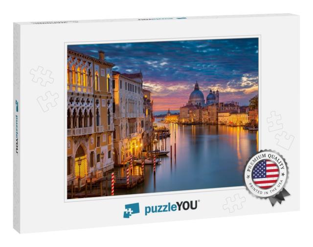 Venice. Cityscape Image of Grand Canal in Venice, with Sa... Jigsaw Puzzle