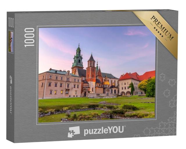 Puzzel 1000 stukjes „Kathedraal van St Stanislaw en St Vaclav, Wawel Hill, Krakau, Polen“