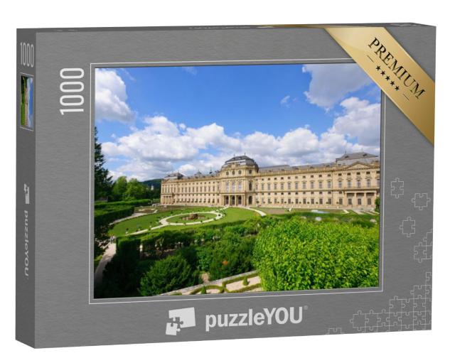 Puzzel 1000 stukjes „Barok paleisgebouw in het centrum van Würzburg“