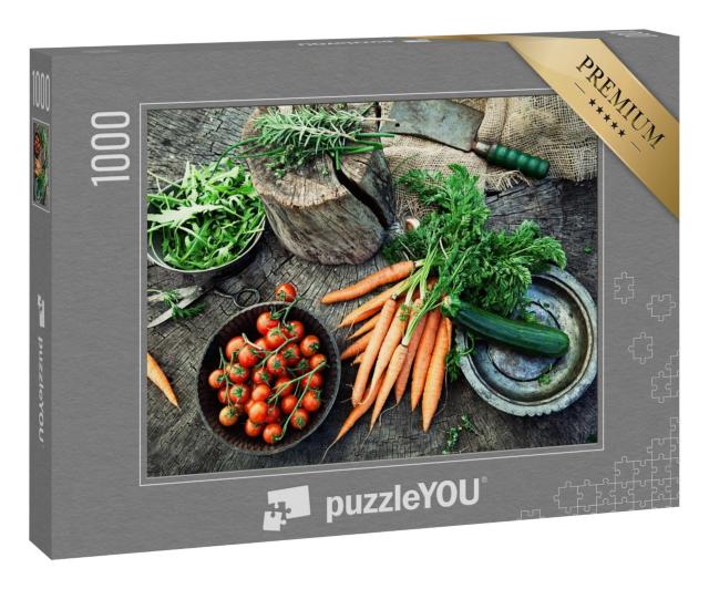 Puzzle 1000 Teile „Frisches Gemüse aus dem Garten“
