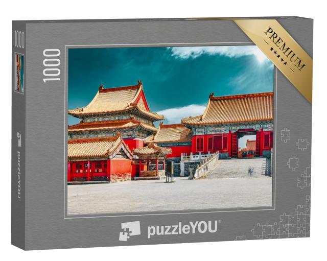 Puzzel 1000 stukjes „Het terrein van het Verboden Stad Museum in Beijing, China“