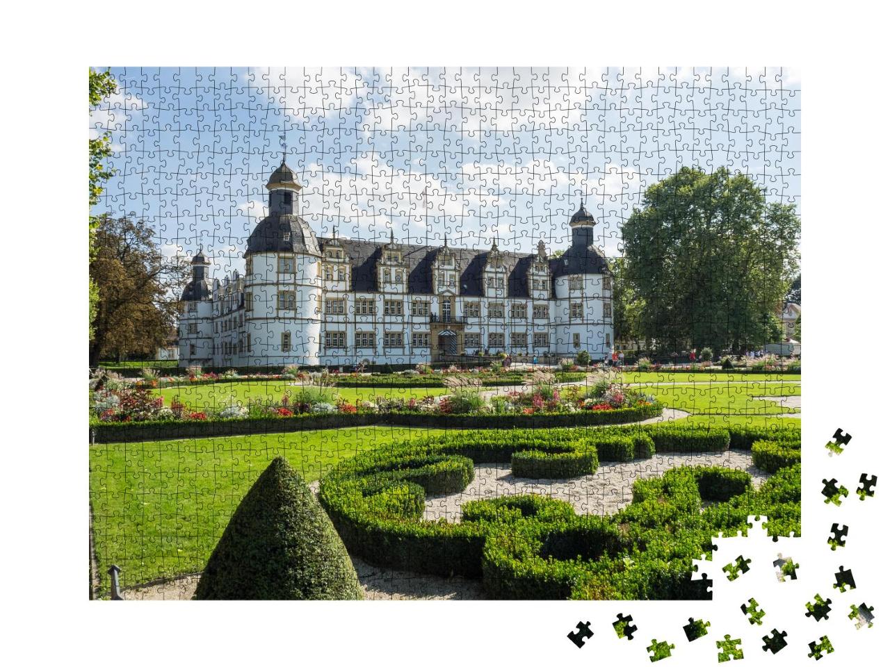 Puzzle 1000 Teile „Weißes Schloss, Deutschland“