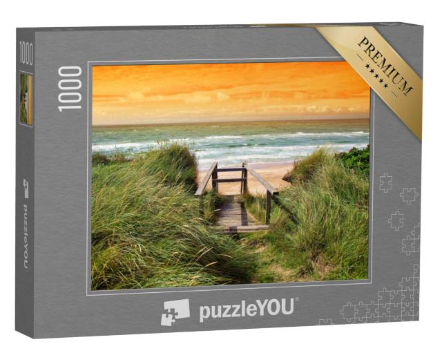 Puzzel 1000 stukjes „Deense kust in zomerweer“