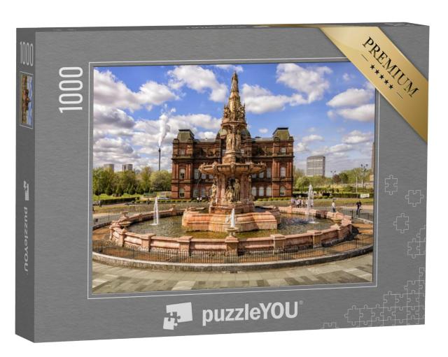 Puzzel 1000 stukjes „Glasgow Doulton-fontein, Schotland“