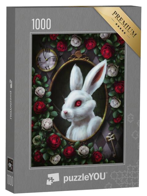 Puzzel 1000 stukjes „Wit konijn uit Alice in Wonderland“