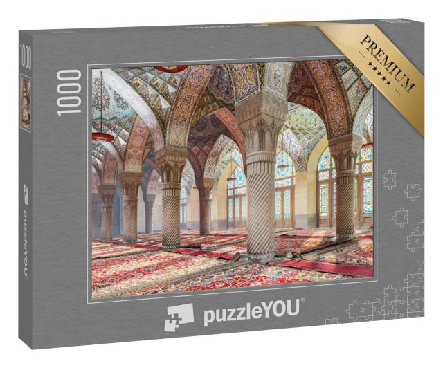 Puzzle 1000 Teile „Marokkanische Säulen, Nasir-ol-Molk-Moschee, Iran“