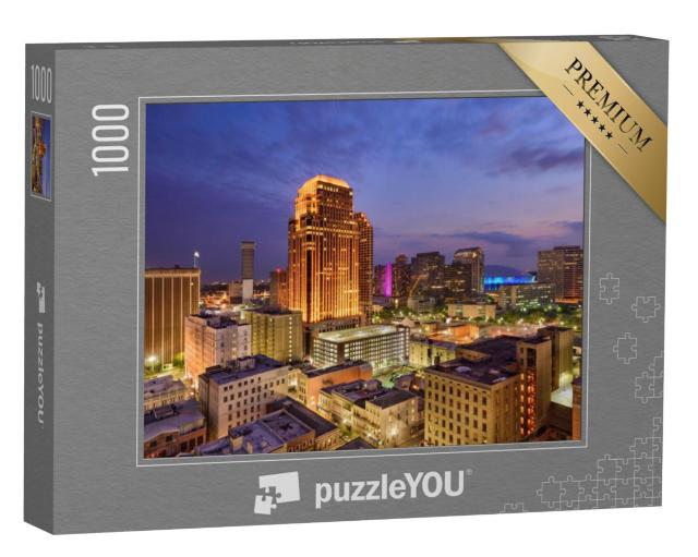 Puzzel 1000 stukjes „New Orleans bij nacht, Luisiana, Verenigde Staten“