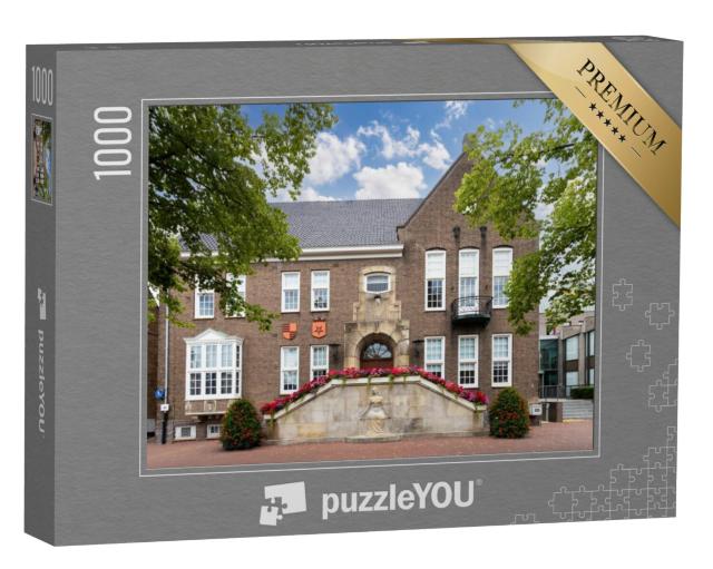 Puzzel 1000 stukjes „Voormalig gemeentehuis in het Nederlandse dorp Haaksbergen“