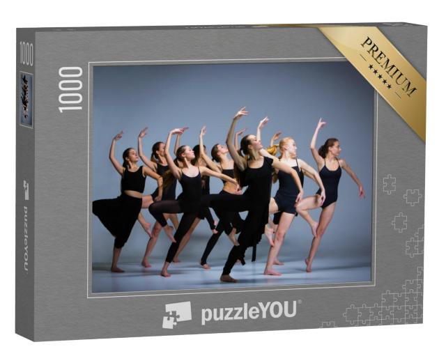 Puzzel 1000 stukjes „Balletdansers in houding“