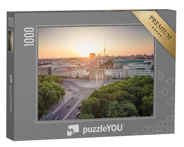 Puzzel 1000 stukjes „De Brandenburger Tor in Berlijn“