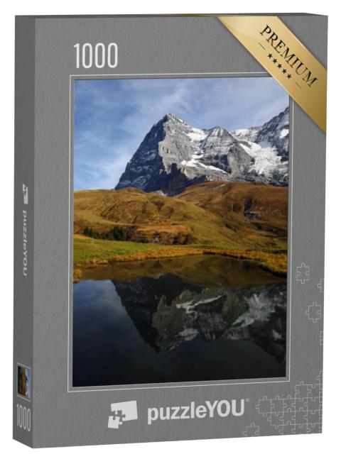 Puzzel 1000 stukjes „Eiger, Mönch en Jungfrau: het driemanschap van de Berner Alpen“