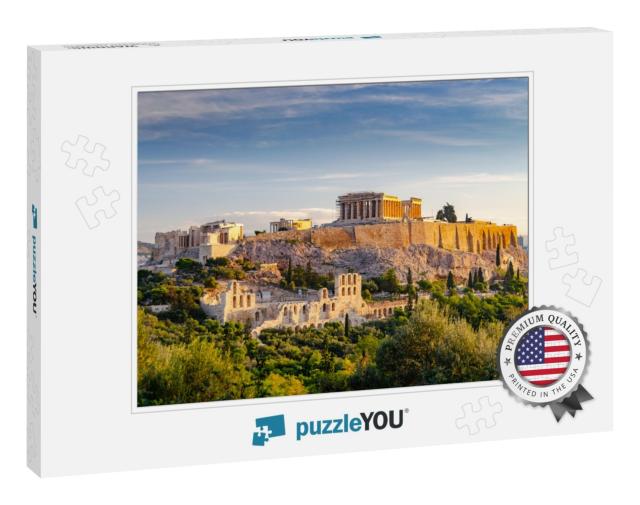 Athens, Greece... November 4, 2018 Famous Athens Landmark... Jigsaw Puzzle