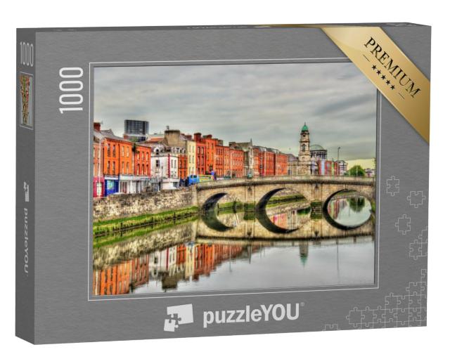 Puzzel 1000 stukjes „Uitzicht op de Mellows Bridge in Dublin, Ierland“