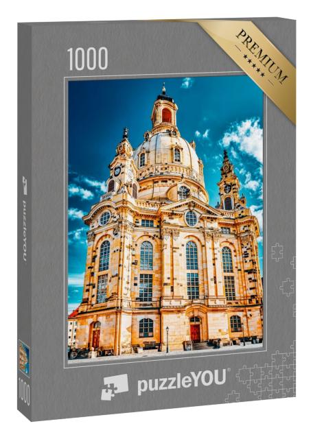 Puzzle 1000 Teile „Die Frauenkirche in Dresden, Deutschland“
