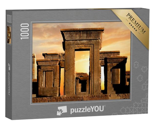 Puzzel 1000 stukjes „Persepolis: Uitzicht op Iran bij zonsopgang“