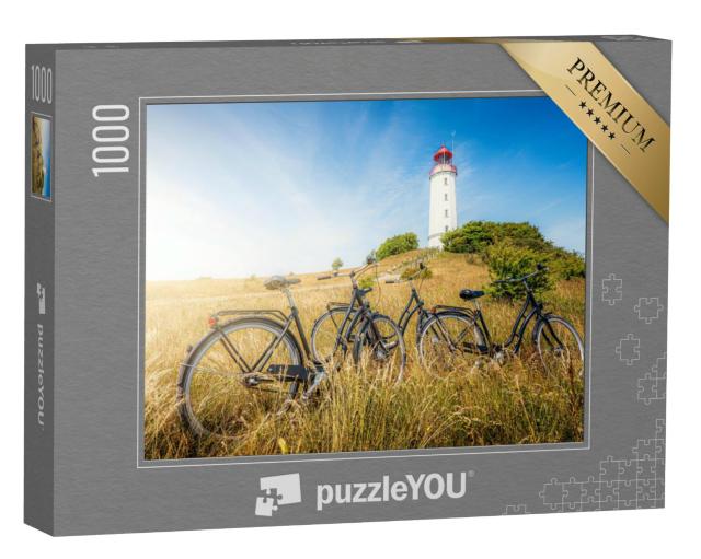 Puzzel 1000 stukjes „Panoramisch uitzicht op de vuurtoren van Dornbusch, Oostzee“