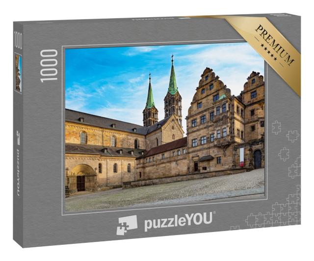 Puzzle 1000 Teile „Blick auf den alten Bamberger Dom, Deutschland“