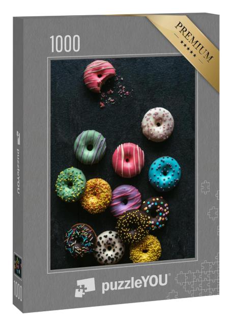 Puzzle 1000 Teile „Köstliche hausgemachte Mini-Donuts“