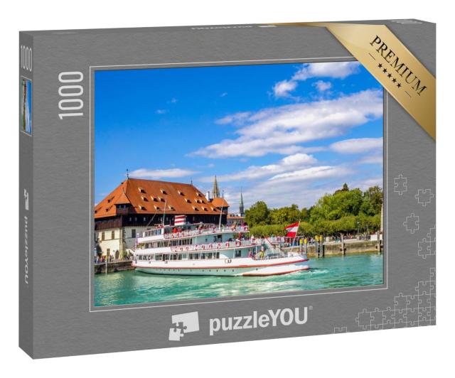 Puzzle 1000 Teile „Das Konzil, historisches Gebäude in Konstanz am Bodensee“