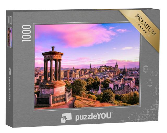 Puzzel 1000 stukjes „Skyline van Edinburgh, Schotland“