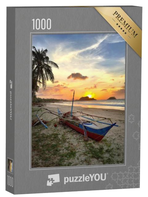 Puzzel 1000 stukjes „Zonsondergang op Palawan, Filippijnen“