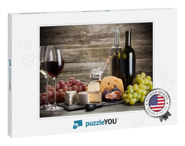 Wine & Cheese Still Life... Jigsaw Puzzle