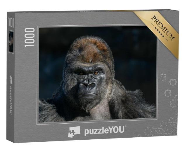 Puzzel 1000 stukjes „Westelijke laaglandgorilla“