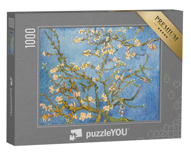 Puzzel 1000 stukjes „Amandelboom in bloei, gebaseerd op Van Gogh 1890“