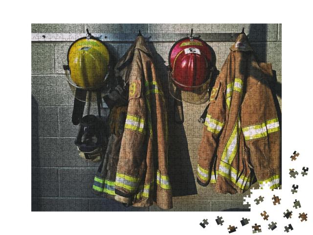 Puzzle 1000 Teile „Feuerwehrausrüstung“
