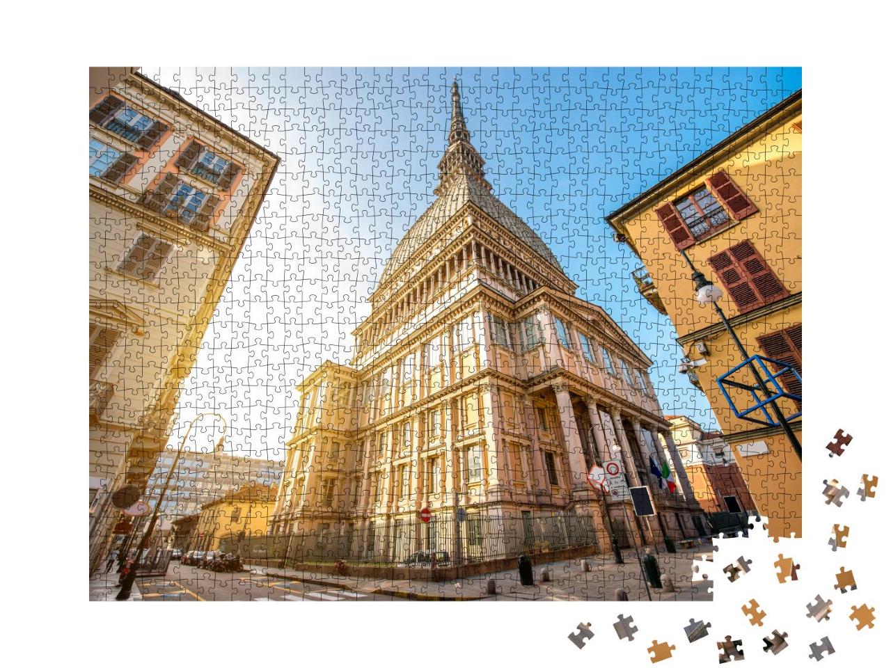 Puzzle 1000 Teile „Das Museumsgebäude Mole Antonelliana, das Symbol von Turin in der Region Piemont “