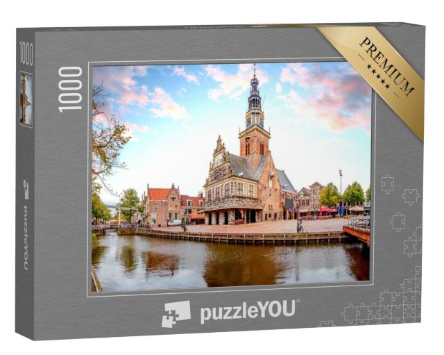 Puzzel 1000 stukjes „Oude binnenstad van Alkmaar, Nederland“