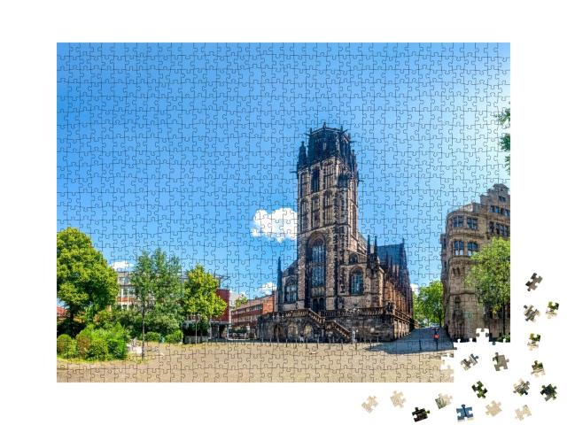 Puzzle 1000 Teile „Salvatorkirche, Duisburg, Deutschland“