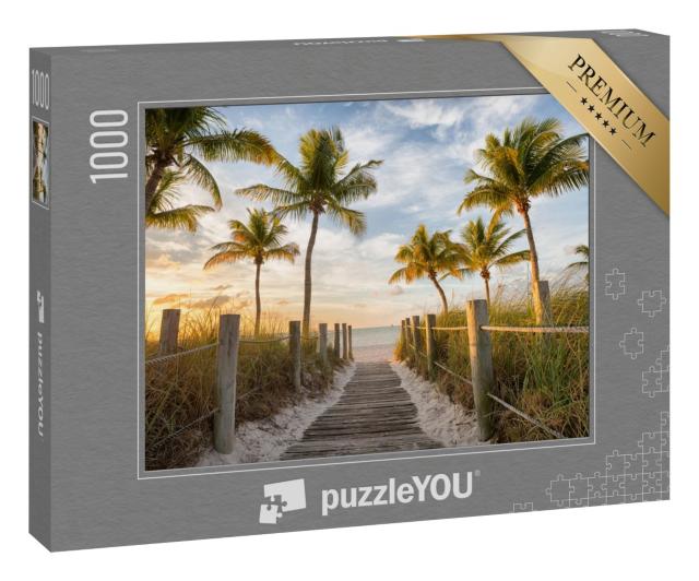 Puzzle 1000 Teile „Steg zum Smathers Strand, Key West, Florida“