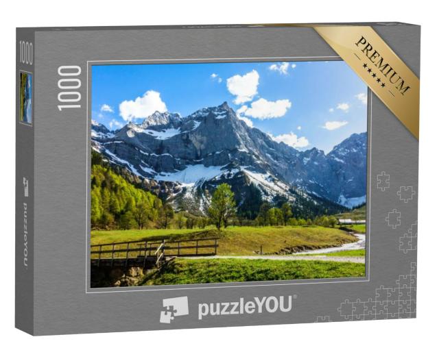 Puzzel 1000 stukjes „Engalmdal in het Karwendelgebergte, Oostenrijk“