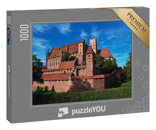 Puzzle 1000 Teile „Malbork ist eine Kreuzritterburg in Polen“