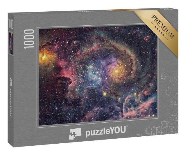 Puzzle 1000 Teile „Galaxie und Nebel, abstrakter Weltraum-Hintergrund“