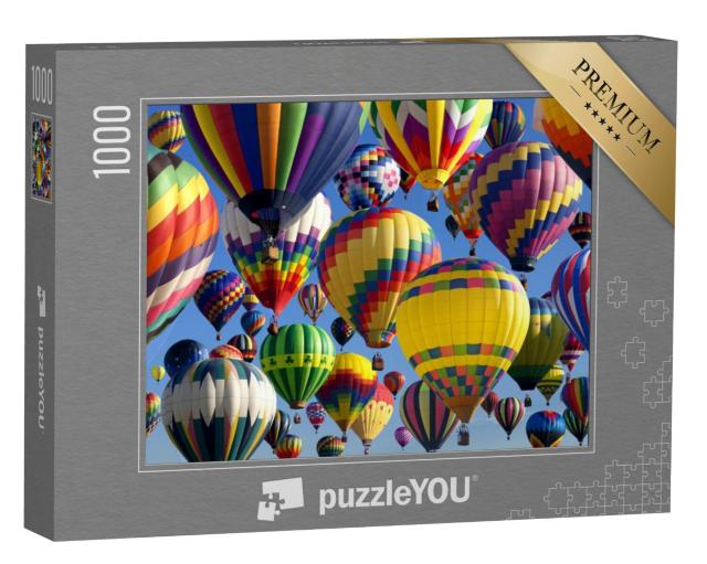 Puzzel 1000 stukjes „Luchtballonnen op het New Jersey Ballooning Festival“