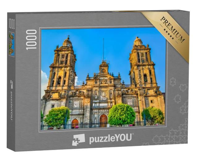 Puzzel 1000 stukjes „De Metropolitan Kathedraal in Mexico-Stad“