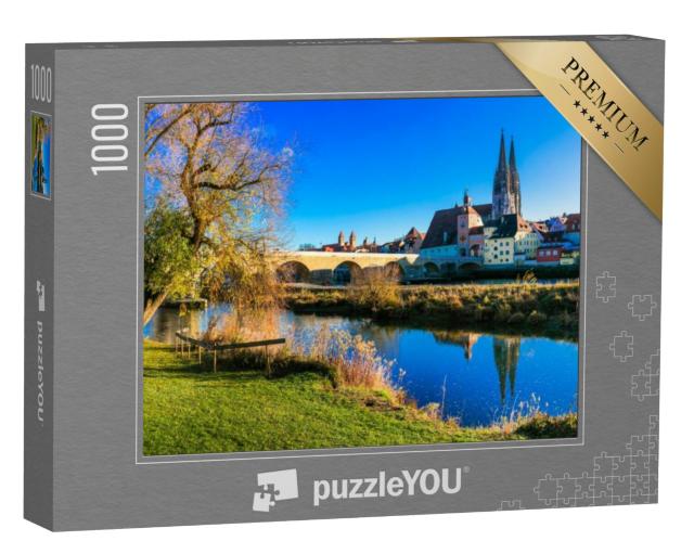 Puzzel 1000 stukjes „Regensburg en Donau, Beieren“