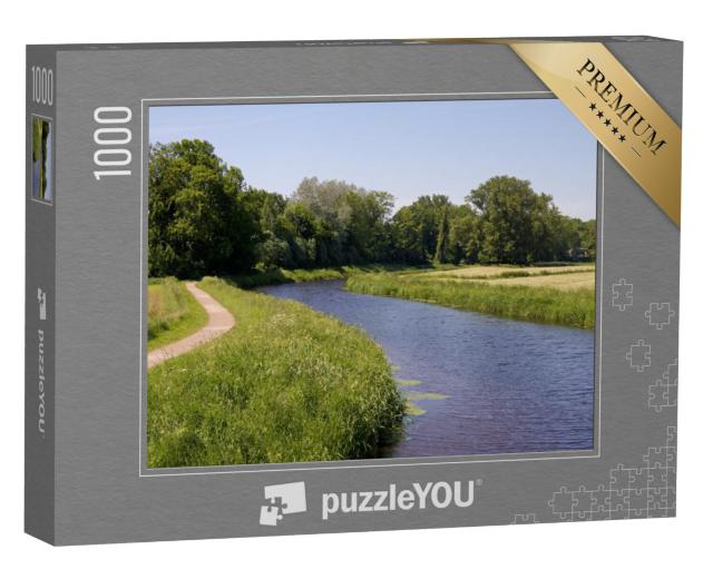 Puzzel 1000 stukjes „Pad langs de Oude IJssel in Nederland“