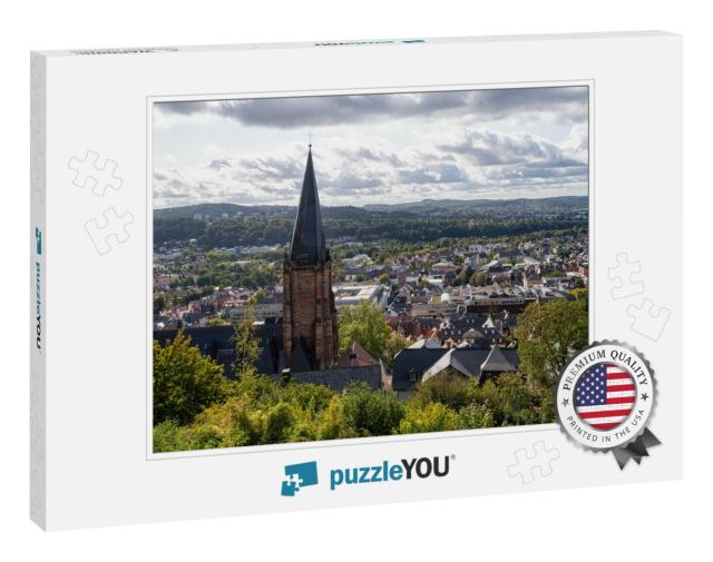 View Over the City of Marburg... Jigsaw Puzzle