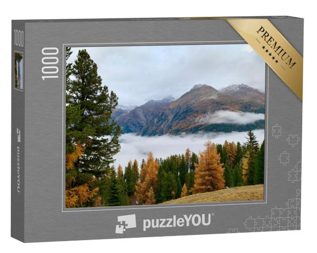 Puzzel 1000 stukjes „Prachtige herfstkleuren in Sölden, Tirol“