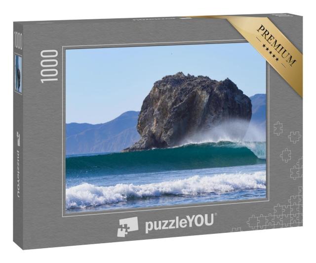 Puzzle 1000 Teile „Perfekte Welle am Surfspot Witch&#x27;s Rock, Costa Rica“