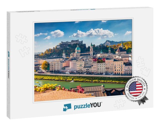 Captivating Cityscape of Salzburg, Old City, Birthplace o... Jigsaw Puzzle