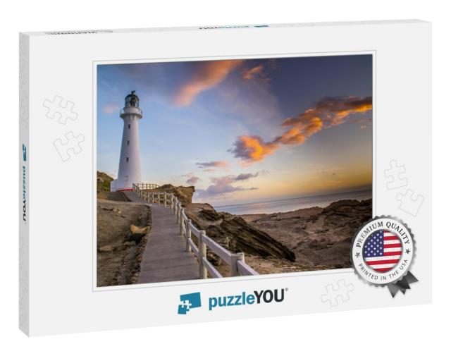 Panoramic Scenic Landscape View of the Castlepoint Lighth... Jigsaw Puzzle