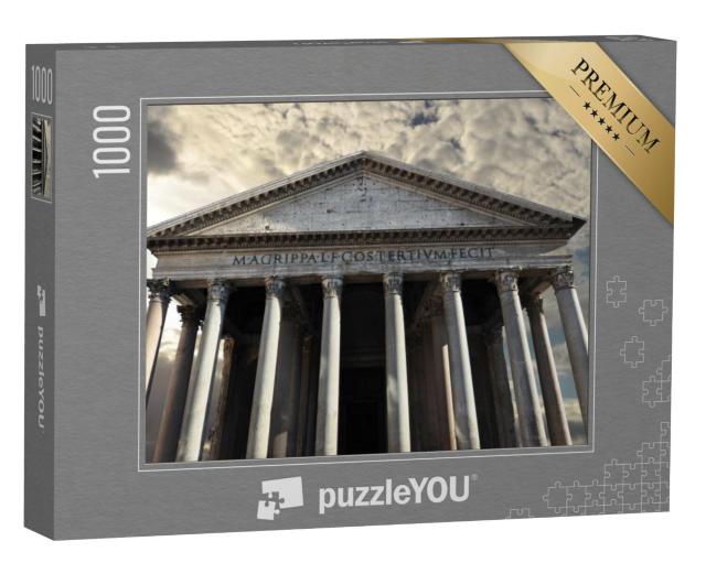 Puzzel 1000 stukjes „Pantheon, tempel voor de goden van het oude Rome“