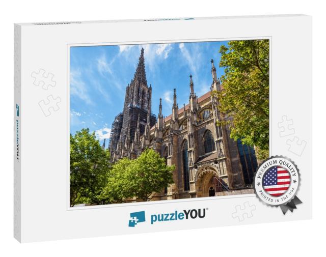 Ulm Minster or Cathedral of Ulm City, Germany. It is a Fa... Jigsaw Puzzle