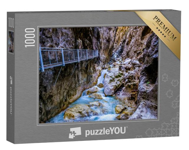 Puzzel 1000 stukjes „Zugspitze - Höllental Klamm“