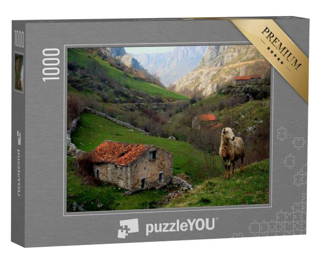 Puzzel 1000 stukjes „In de Spaanse bergen“