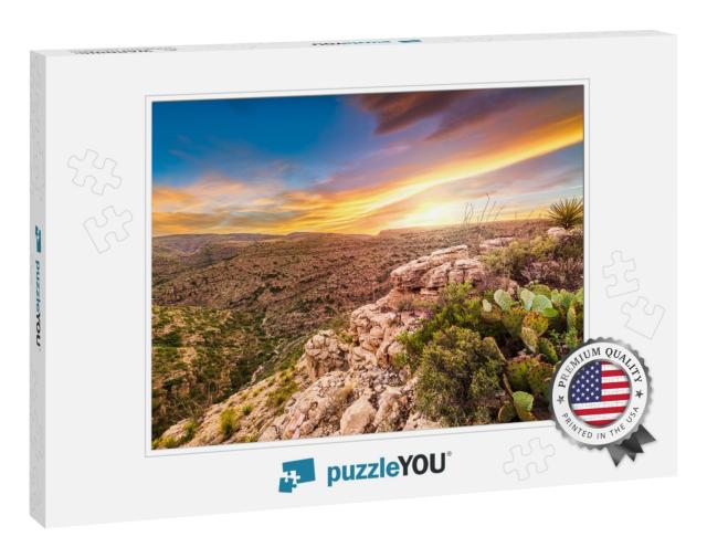 Carlsbad Cavern National Park, New Mexico, USA Overlooking... Jigsaw Puzzle